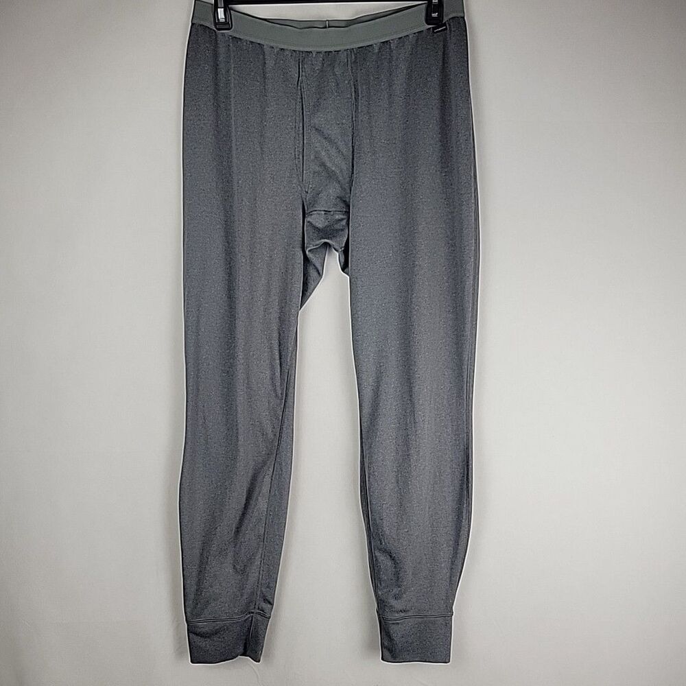 Patagonia Capilene 3 Midweight Base Layer Pants Mens XL Gray Thermal Bottoms